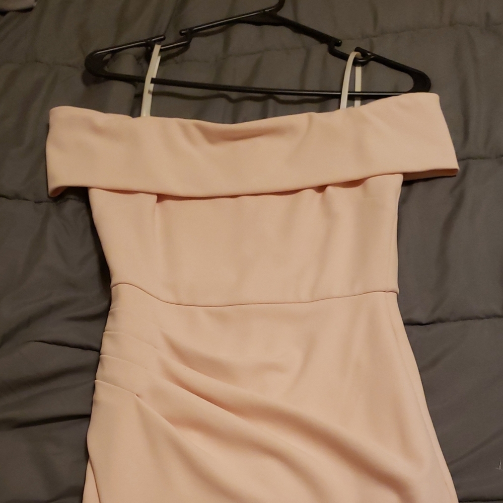 Peach dress